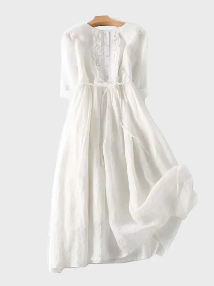 Vestido largo minimalista