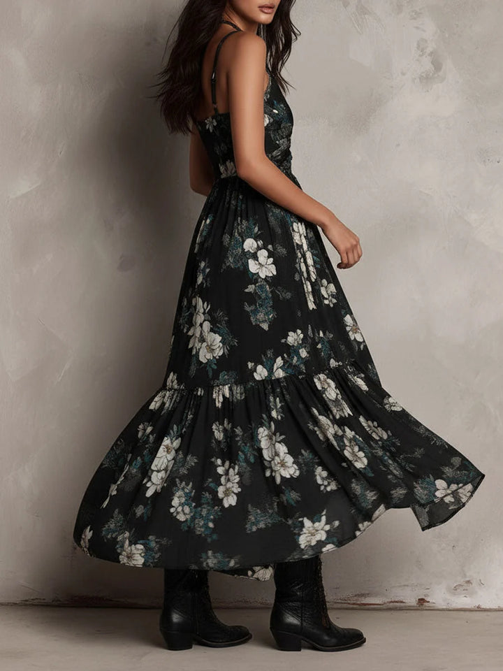 Naira | Off-shoulder Floral Maxi Dress