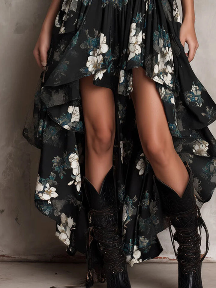 Naira | Off-shoulder Floral Maxi Dress