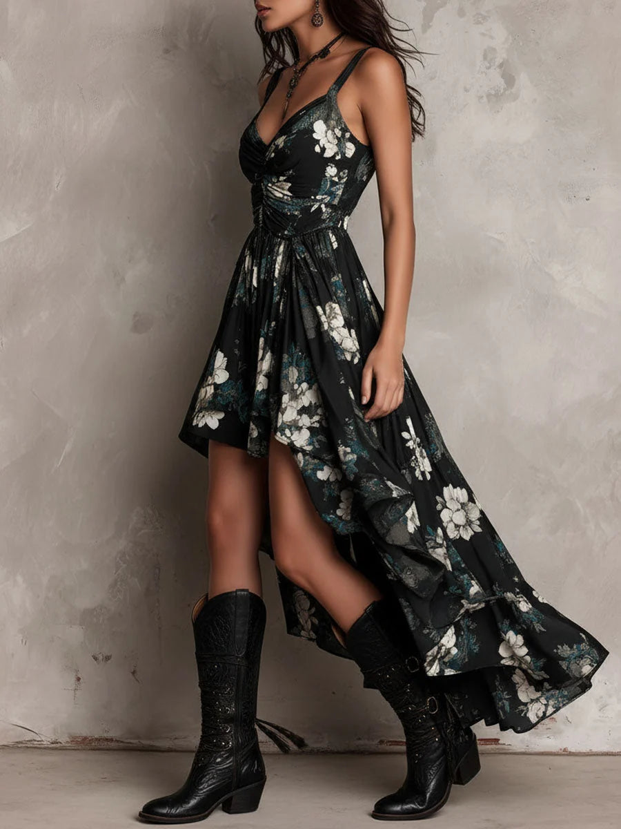 Naira | Off-shoulder Floral Maxi Dress