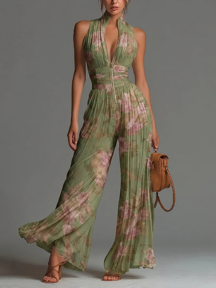 Andreia | Mono Floral Plisado