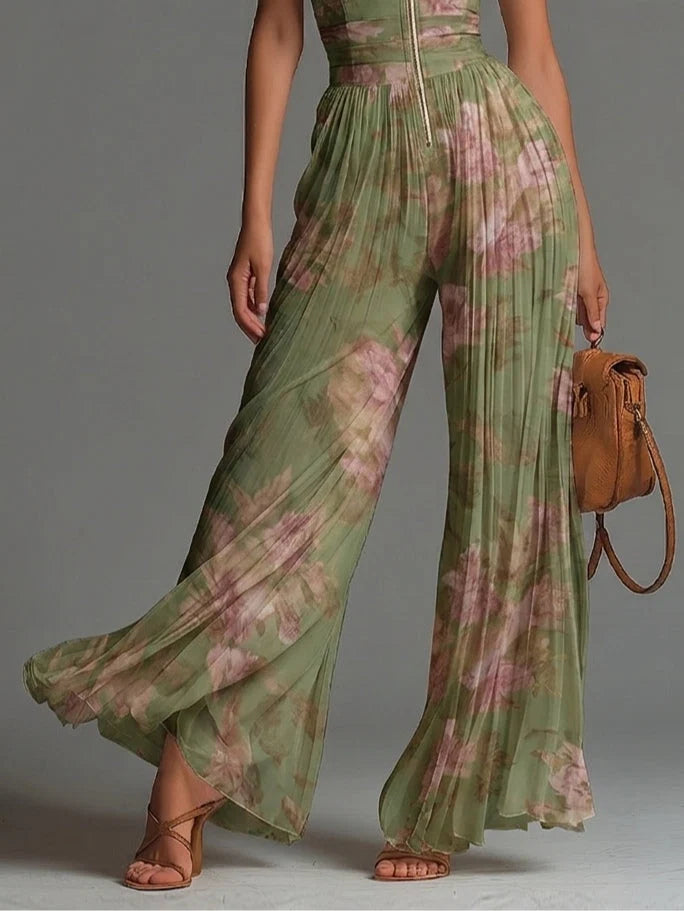 Andreia | Mono Floral Plisado
