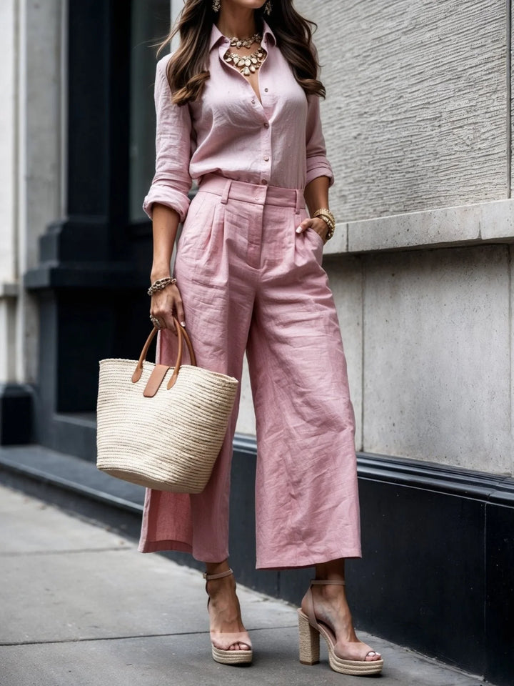 Isadora - Look Casual Chique Rosa