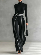 Vera - conjunto elegante con detalles en contraste