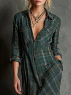 Lídia - vestido largo camisero