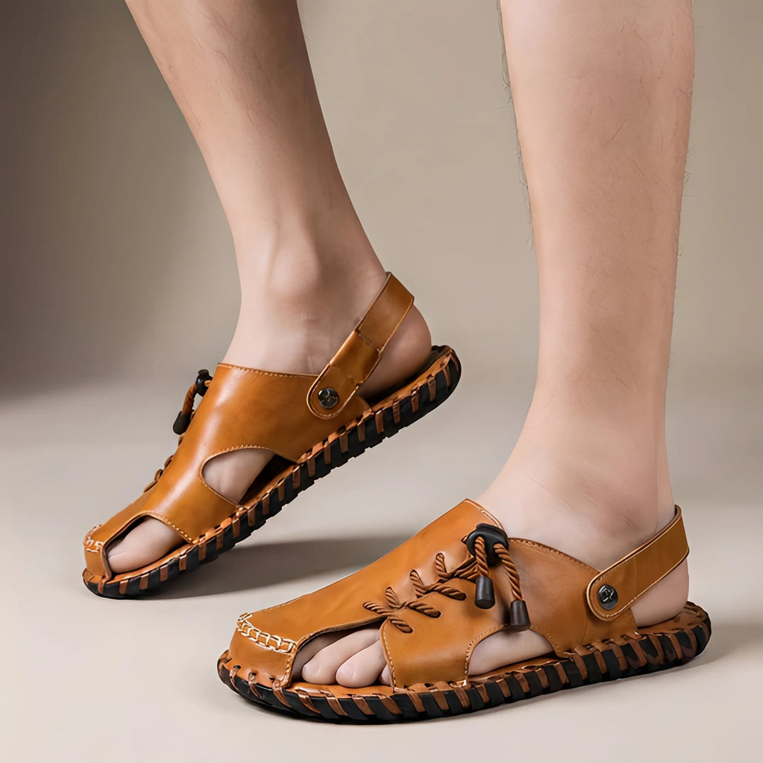 Rowar - Sandalias De Verano Abiertas En La Punta Para Hombre