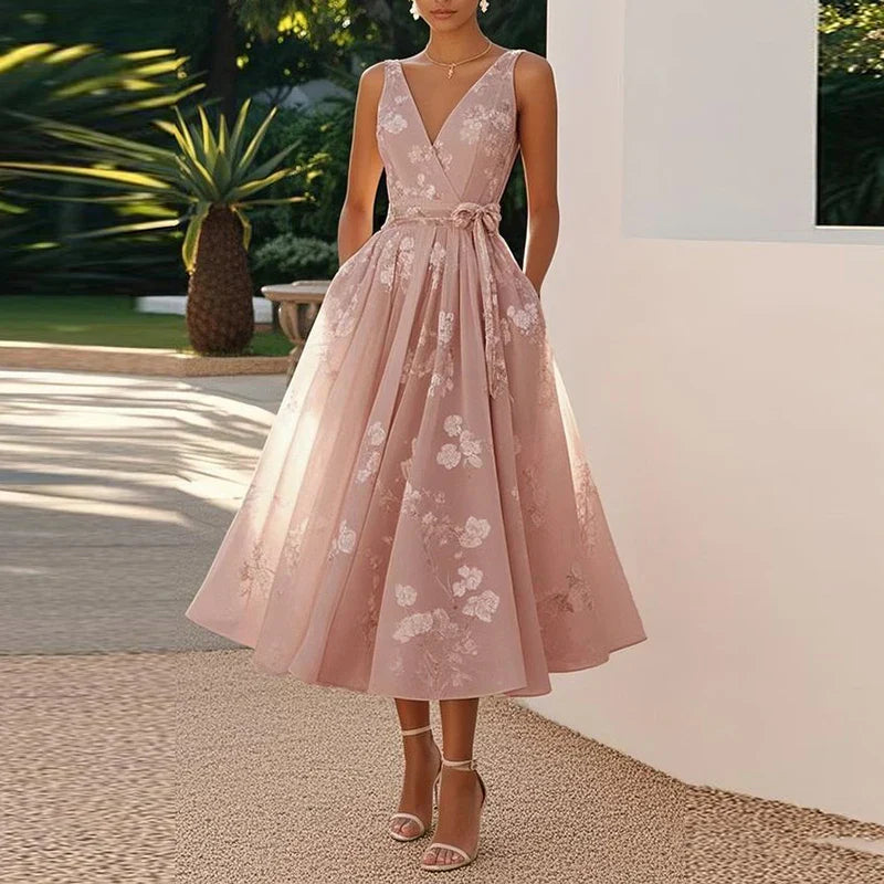 Catarina - vestido midi elegante