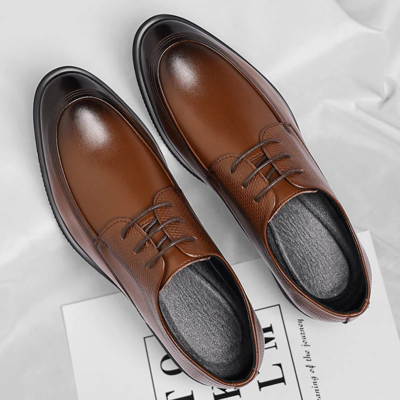 Winston | Oxford de Cuero Brillante