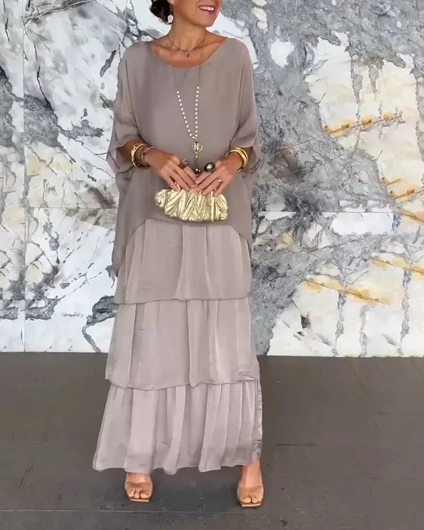 Evelyn | vestido elegante de chiffon