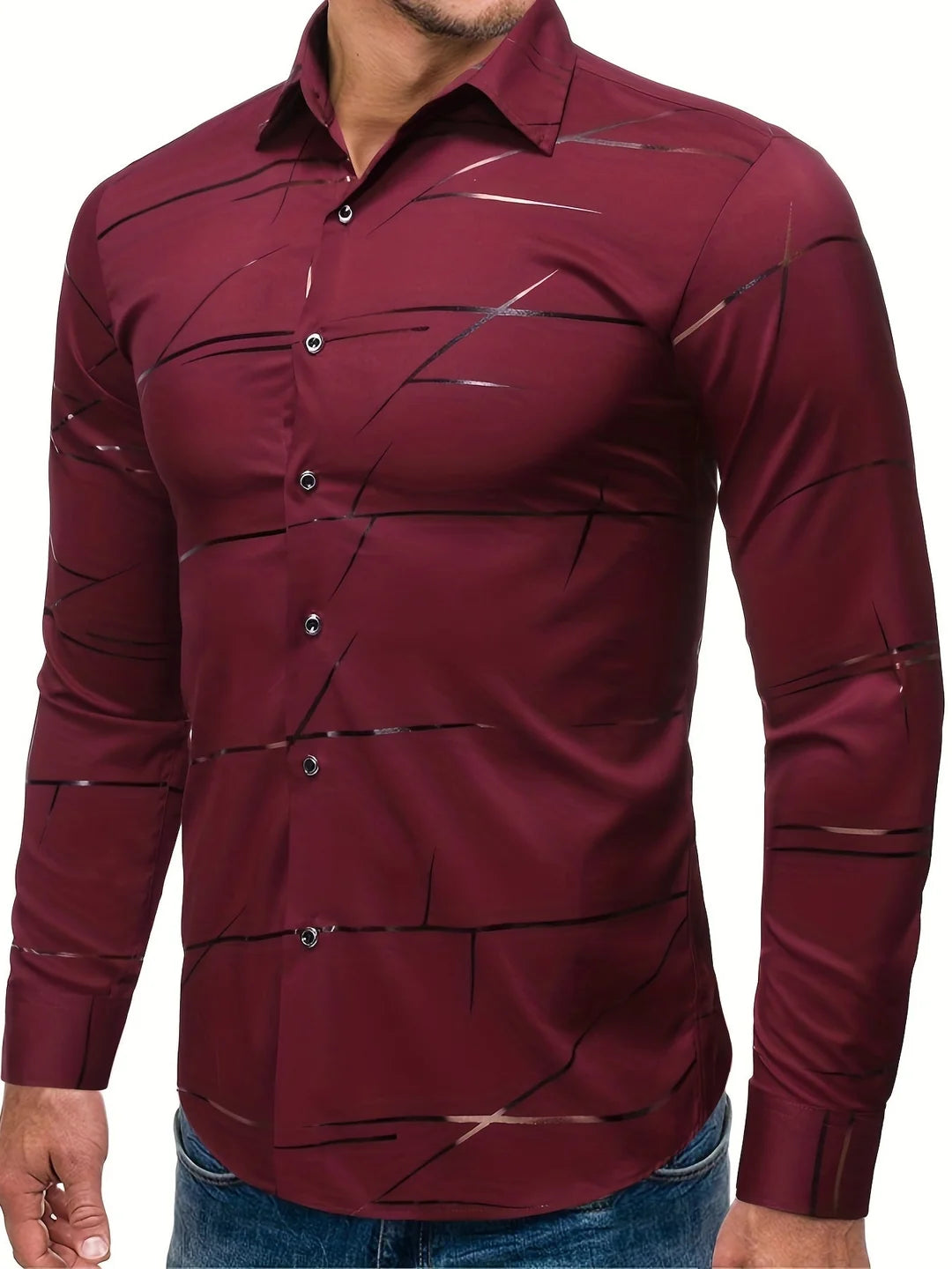Henry™ - Camisa Slim Casual Para Hombre