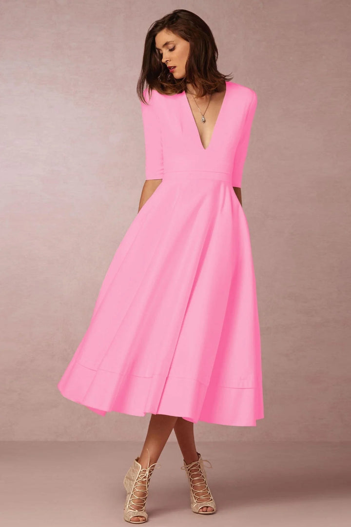 Laura - vestido midi femenino