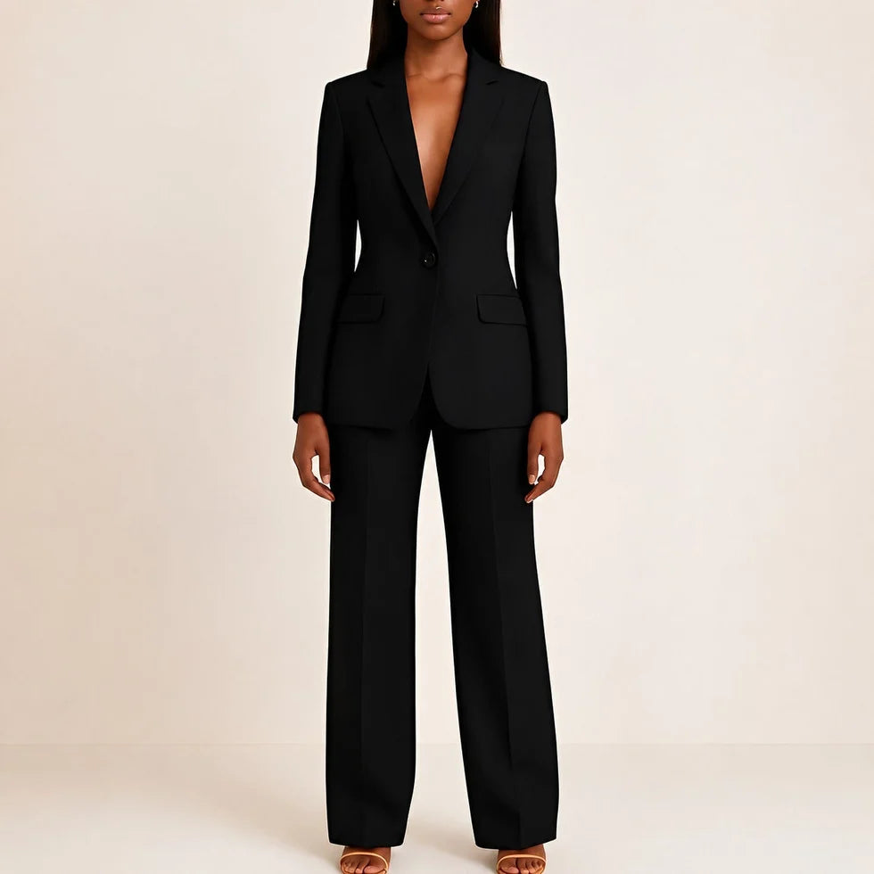 Elisabeth | Women's Pant Suit Set With Blazer And Pants
