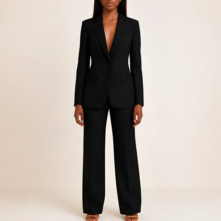 Elisabeth | Women's Pant Suit Set With Blazer And Pants