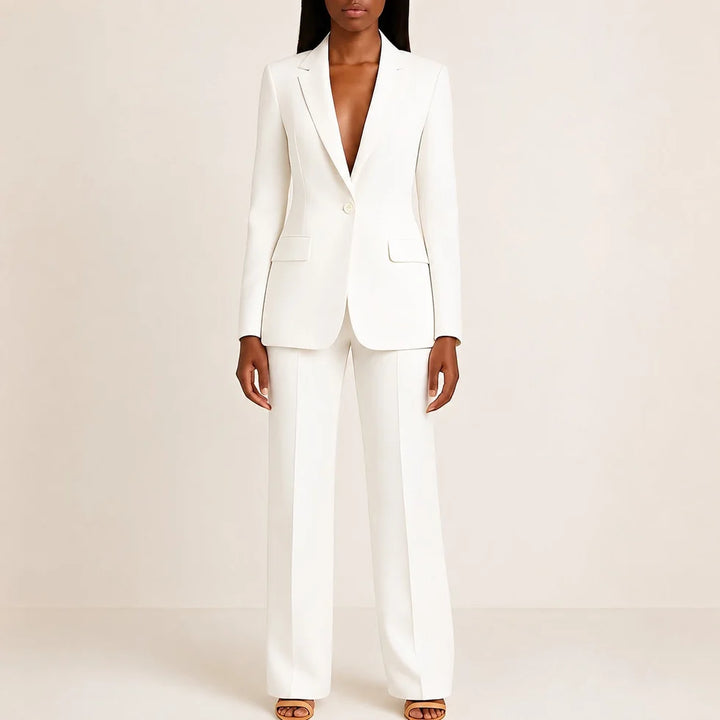Elisabeth | Women's Pant Suit Set With Blazer And Pants