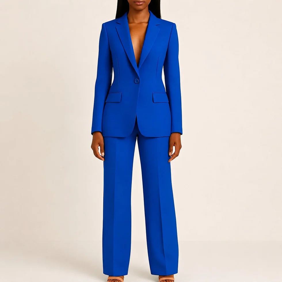 Elisabeth | Women's Pant Suit Set With Blazer And Pants