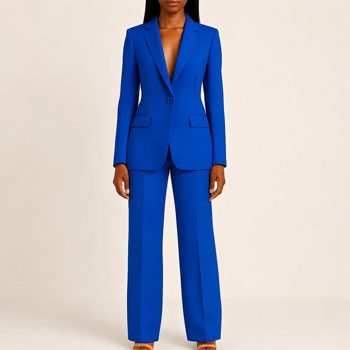 Elisabeth | Women's Pant Suit Set With Blazer And Pants