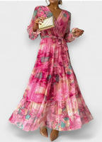 Luisa - vestido floral de envoltura