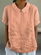 Liliana - camisa bordada floral