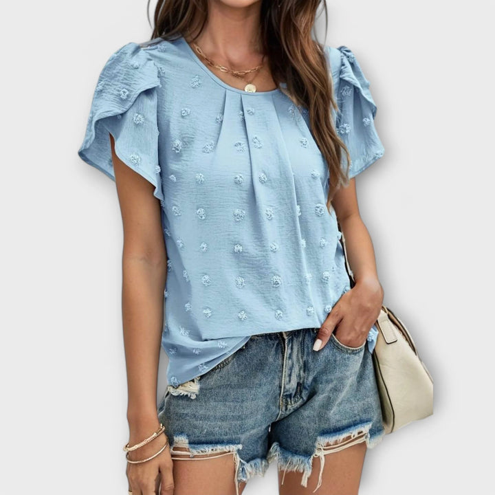 Charlotte | Blusa Perfeita de Bolinhas