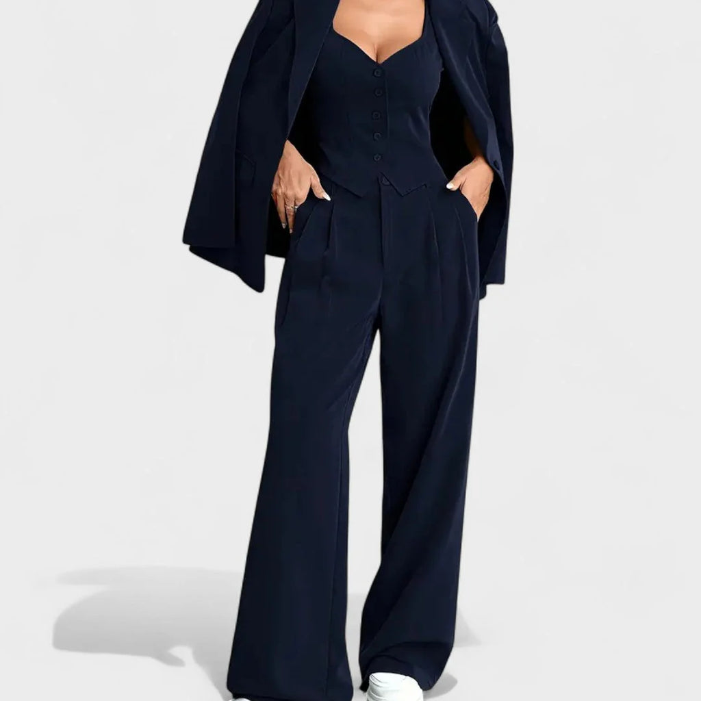 Madalena - Traje Elegante de 3 Piezas