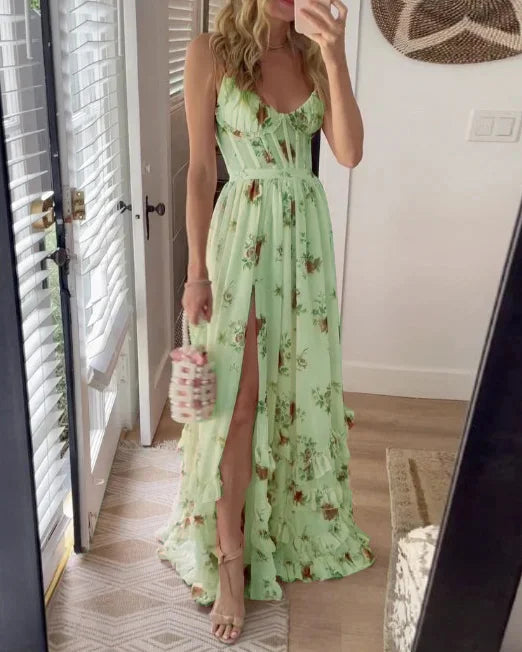 Sonia - Vestido Midi Estampado Floral