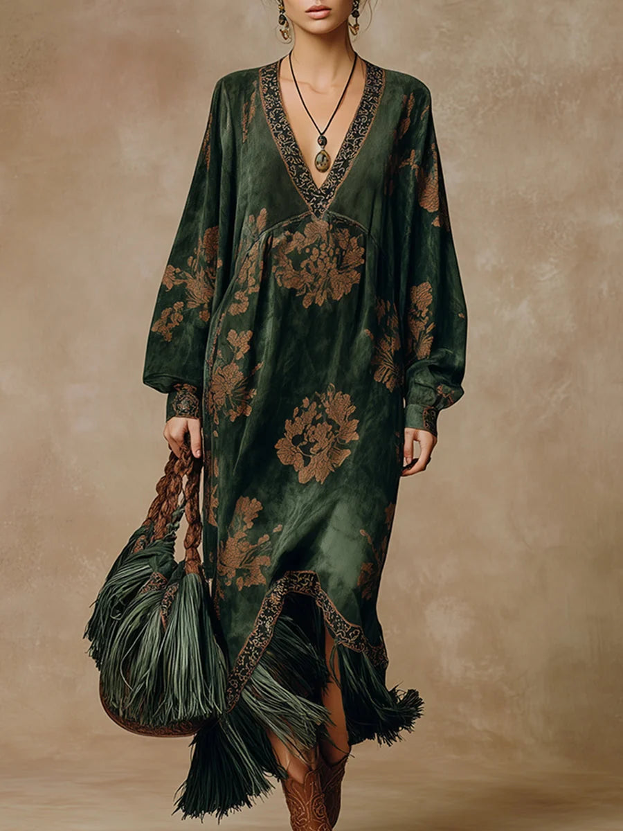 Vestido Clásico De Inspiración Vintage