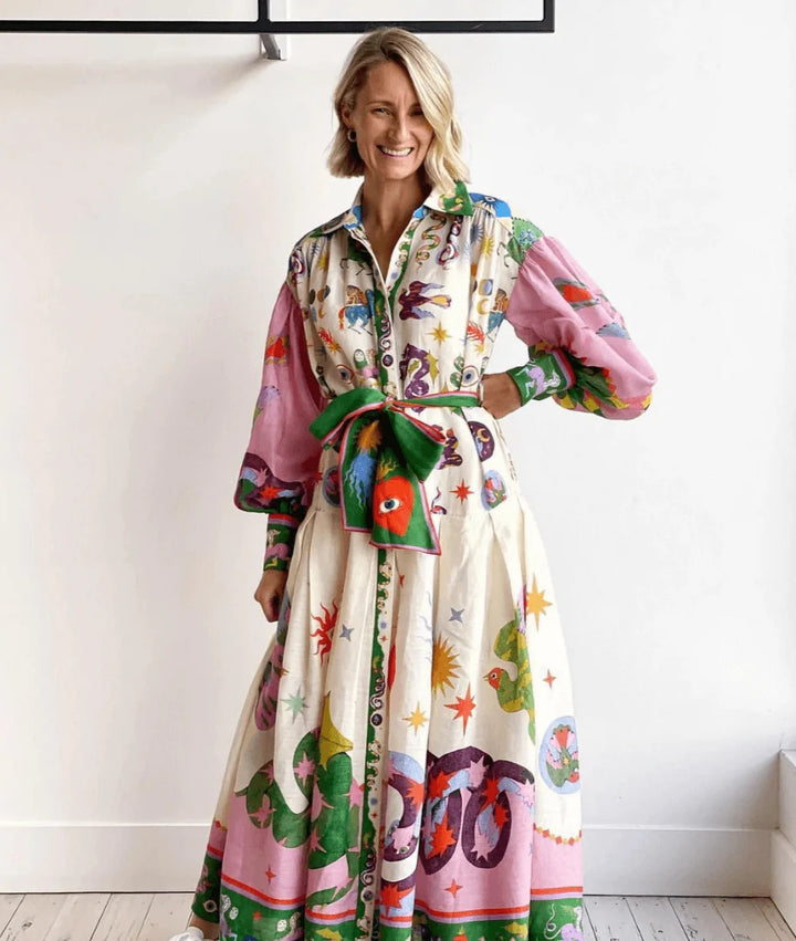 Dorthe™ | Vestido Maxi Elegante De Italia