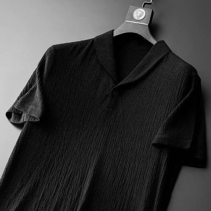 Luca - Short-Sleeved Shirt And Pants With Elastic Waistband