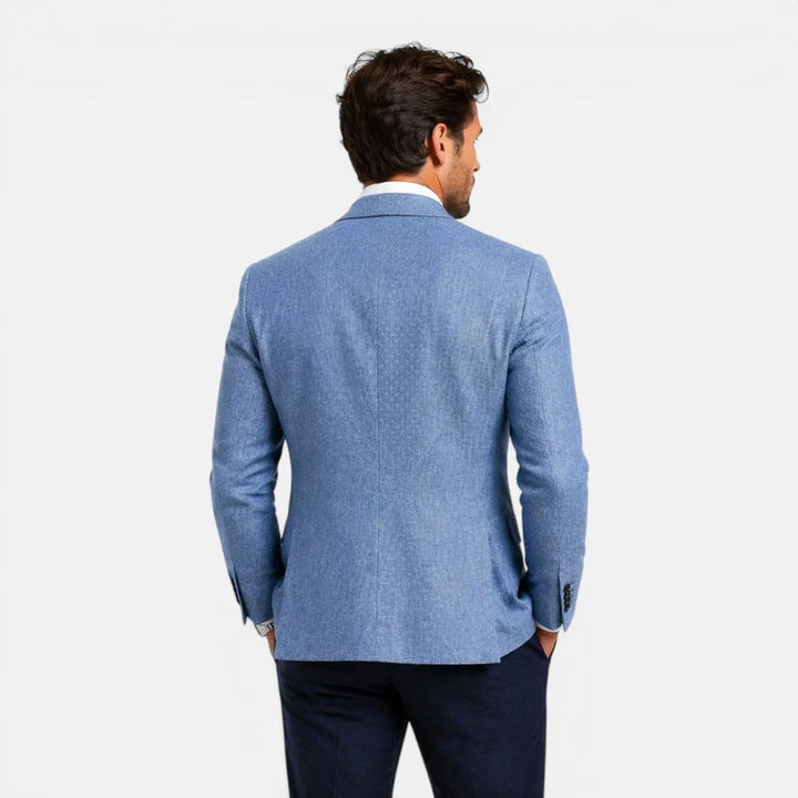 Men's Slim Fit Linen Blazer, Smart Casual Summer