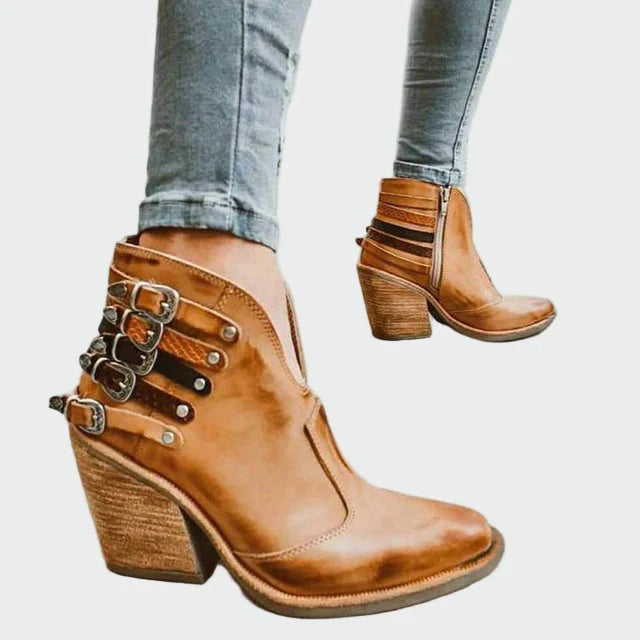 Amélia - Botines De Cuero