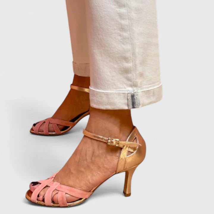 Rosa™ | Saltos Ortopédicos Com Suporte Premium E Trançado À Mão