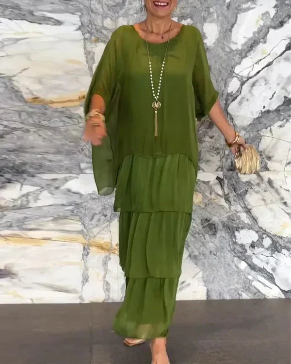 Evelyn | vestido elegante de chiffon