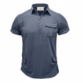 Camisa Azul Acero Sol De Oro