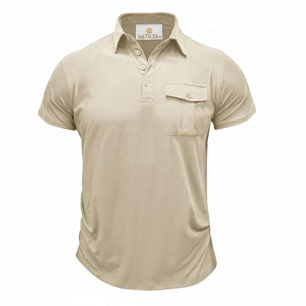 Camisa Beige Sol De Oro