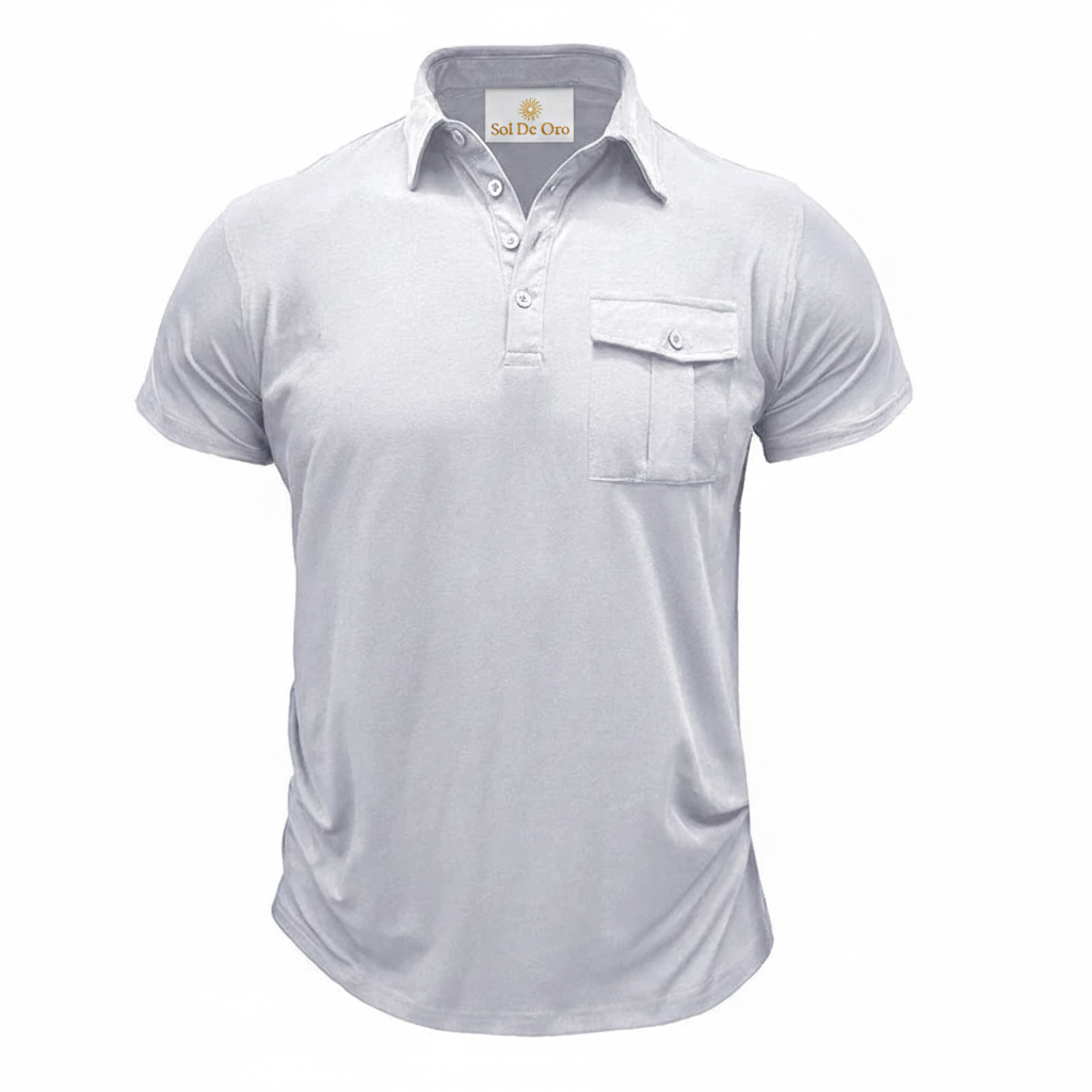 Camisa Gris Claro Sol De Oro