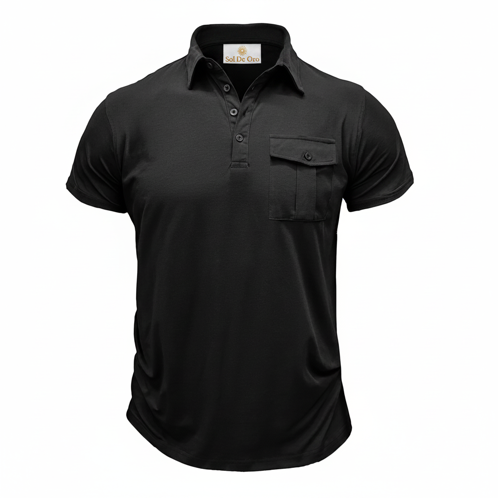 Camisa Negro Sol De Oro