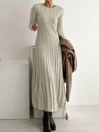 Jemima - Vestido Largo de Punto Elegante