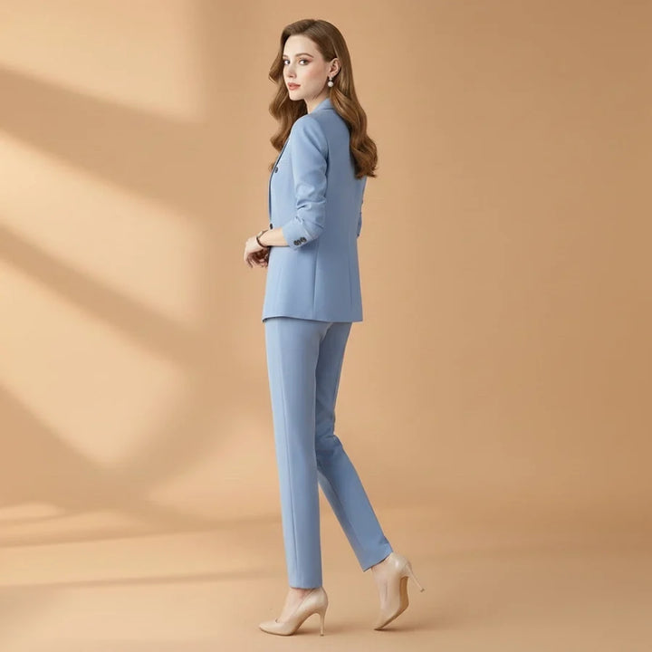 Luísa | Conjunto De Fato Blazer Mulher Calças Retas