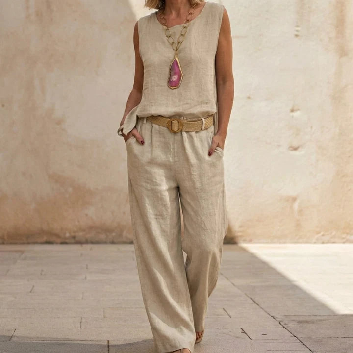 Raquel | Conjunto Boho De Corte Relajado