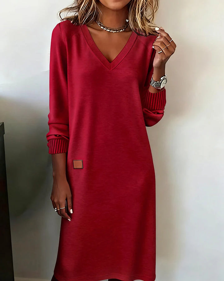Carmen™ | Vestido De Punto Con Escote En V