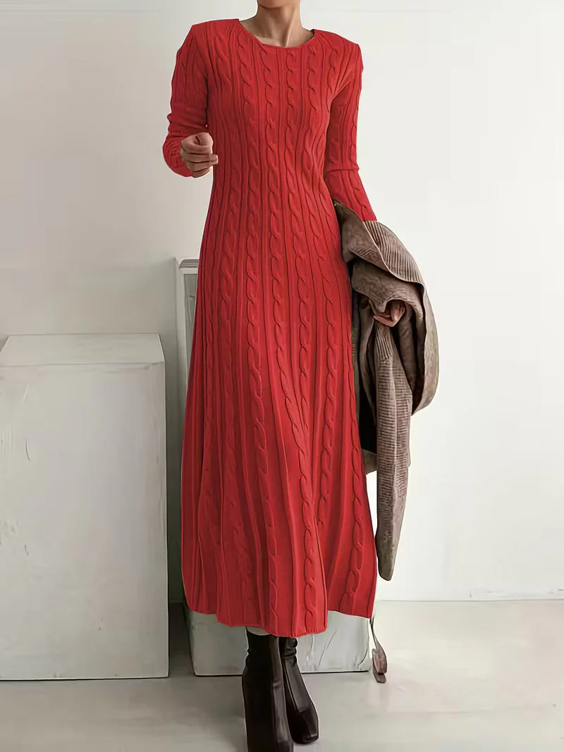 Jemima - Vestido Comprido de Malha Elegante