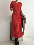 Jemima - Vestido Largo de Punto Elegante