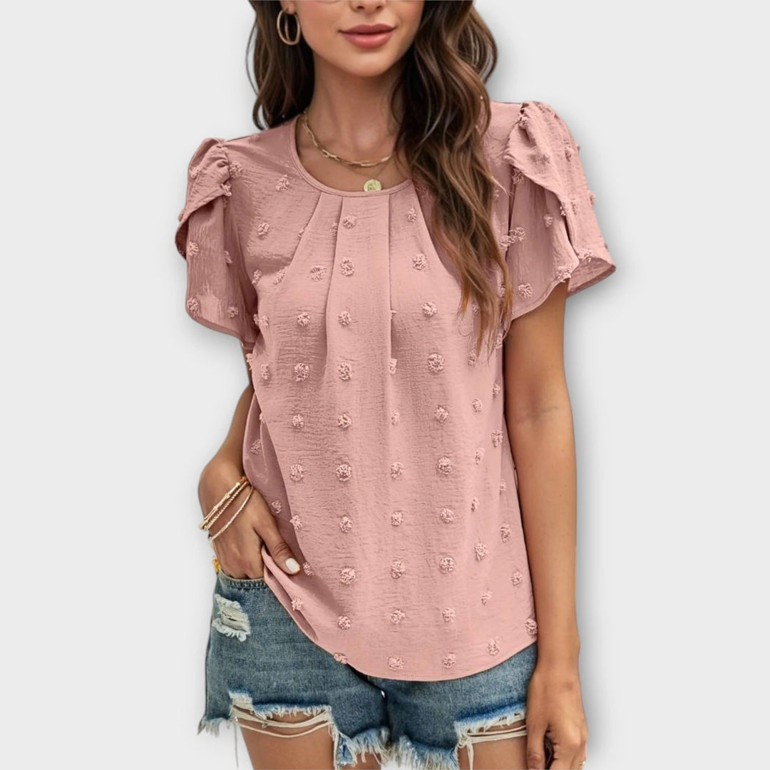 Charlotte | Blusa Perfeita de Bolinhas