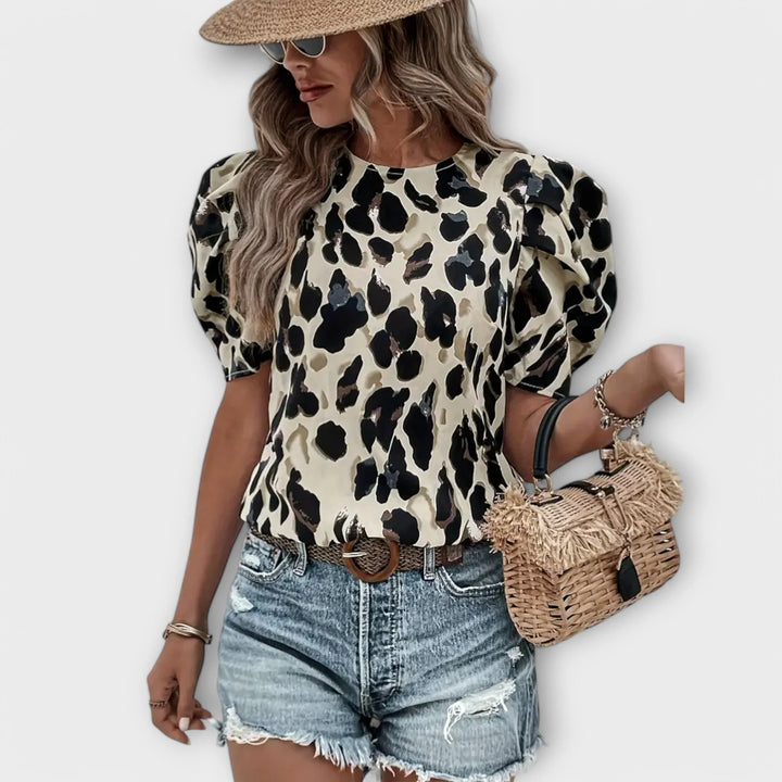 Amélia - Blusa com Estampado Universal