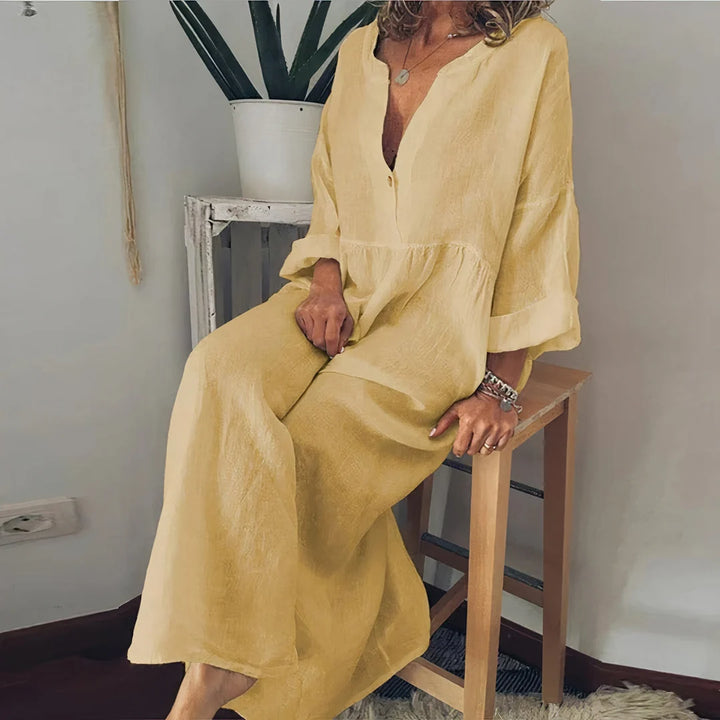Blanca | Vestido Elegante Estilo Blusa