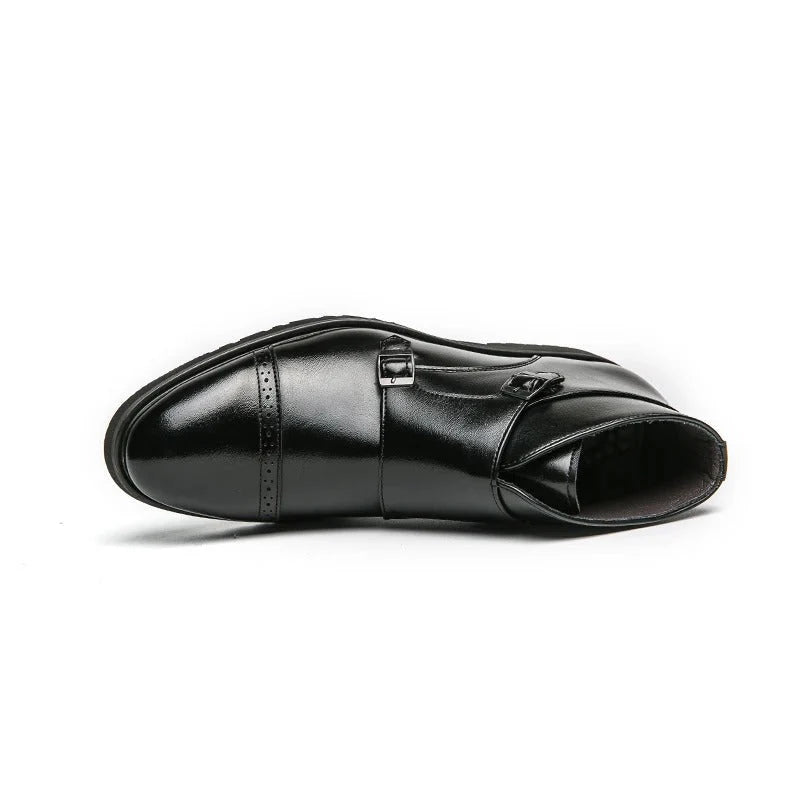 Francisco - Botas de Cuero con Doble Hebilla