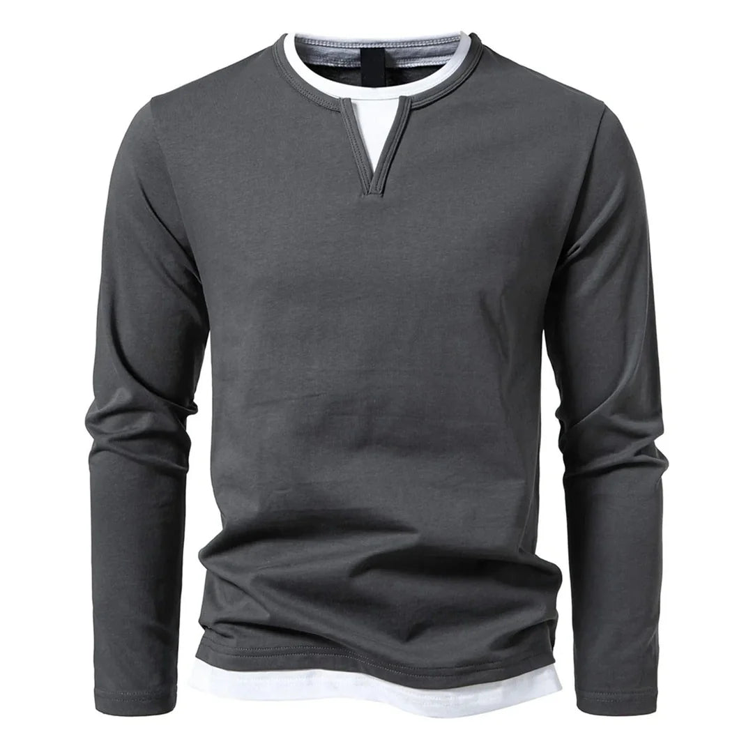 Jacob - Camisa Henley De Manga Larga