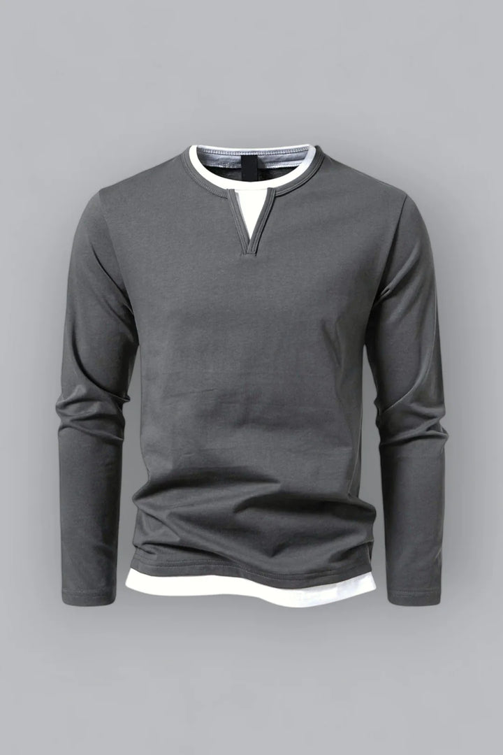 Jacob - Camisa Henley De Manga Larga
