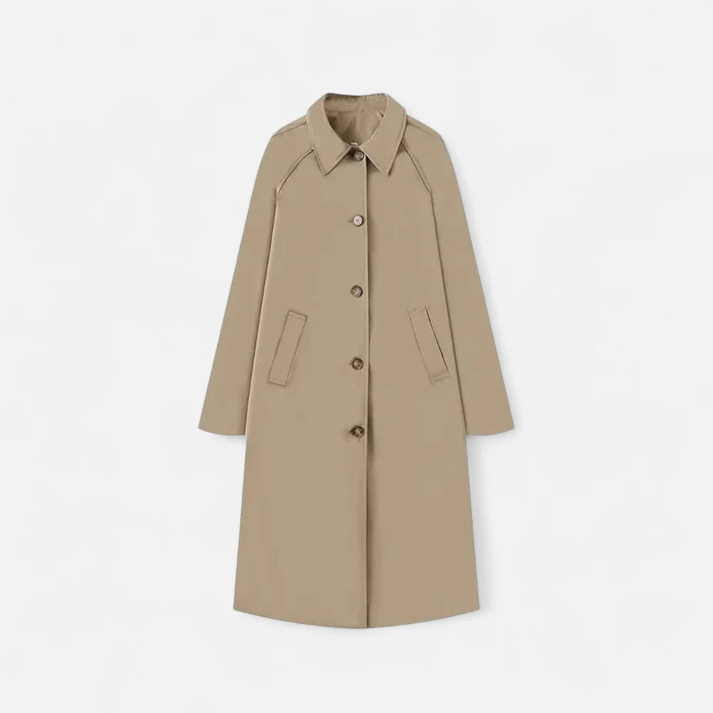 VALMONTI | TRENCH COAT LARGO PARA MUJER – HERENCIA RETRO