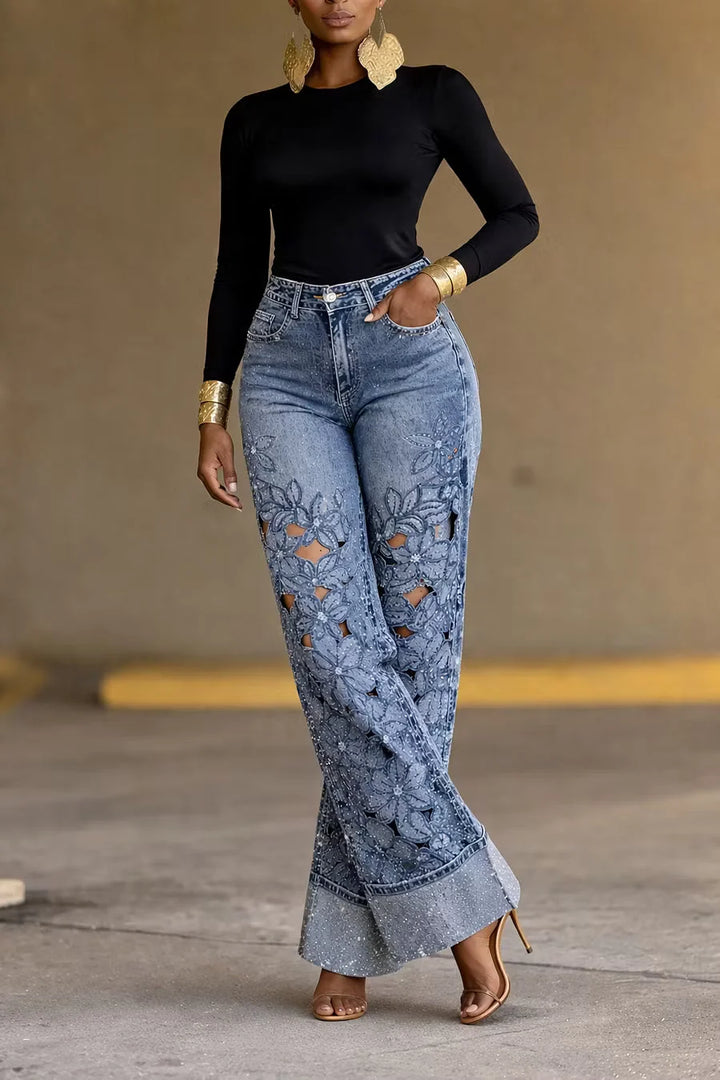 Bloom Denim Trousers
